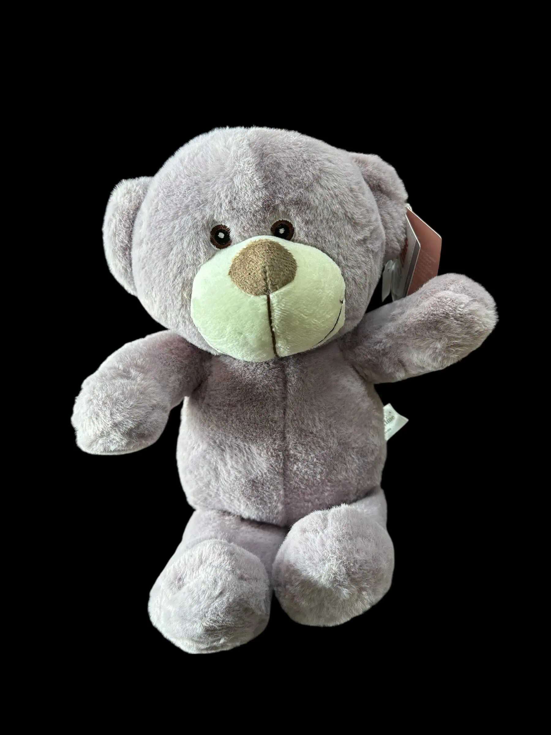 Mr Snuggles Plush Teddy Bear- Dusty Mauve