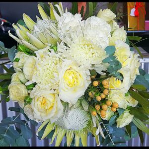 Round White Bouquet
