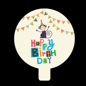 HAPPY BIRTHDAY MONKEY AIR BALLOON