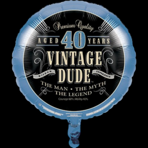 40 years vintage dude