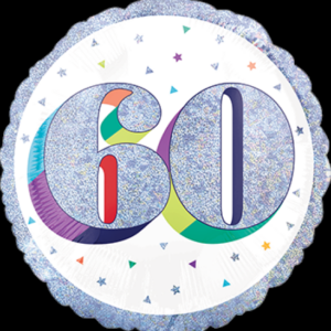 60TH HERE'S TO YOU 
AIR BALLOON