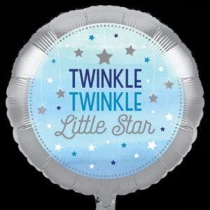 TWINKLE TWINKLE LITTLE STAR BLUE AIR BALLOON