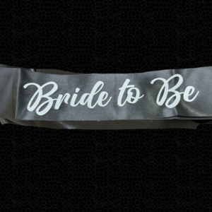Bride to be sash