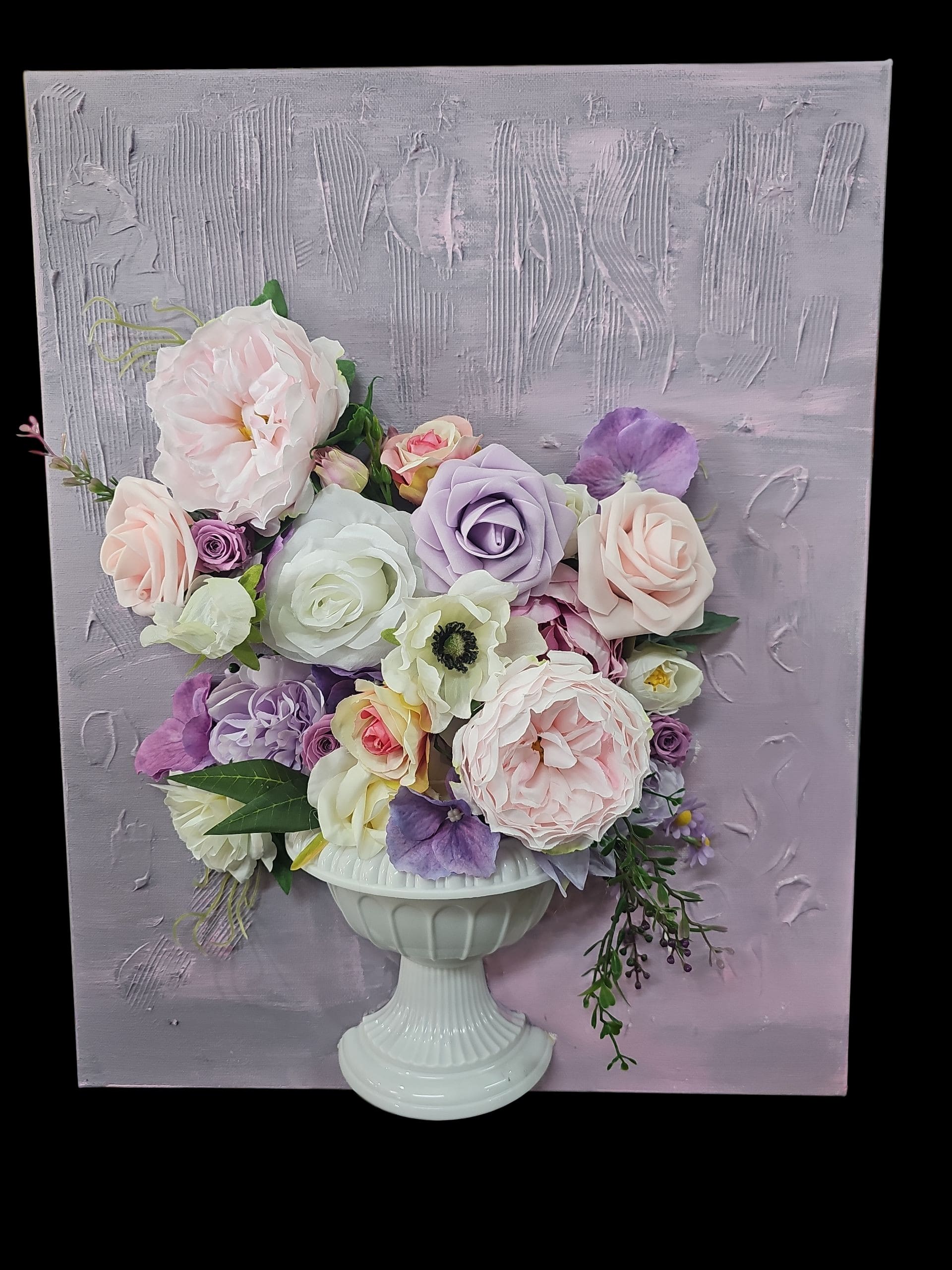 Christmas flowers are purple.