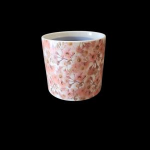 Pink Blossom Ceramic pot
