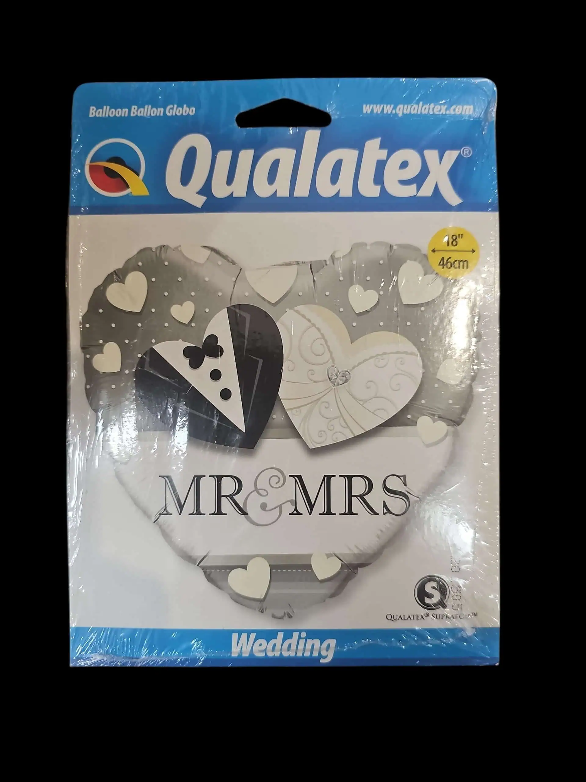 MR & MRS Wedding Foil Balloon 18"