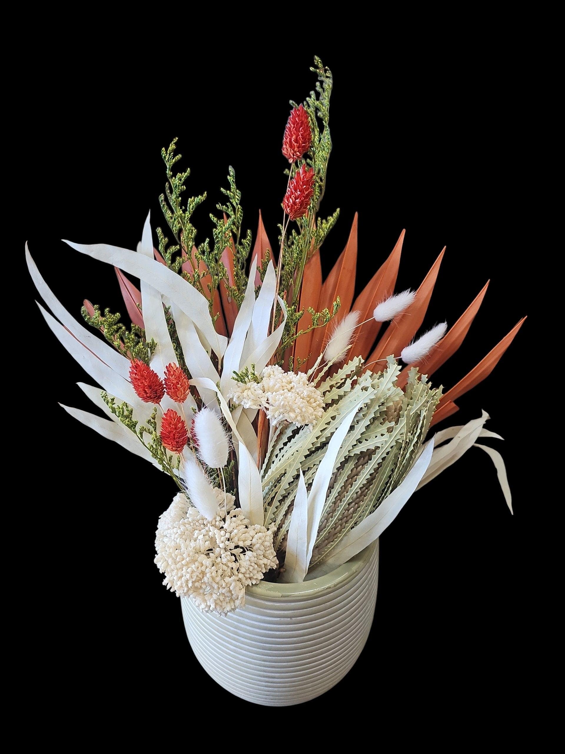 Outback Ivory-Dried and Preserved Floral Arrangement
